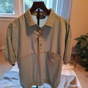 Vintage Members Only Green Polo Shirt Size L